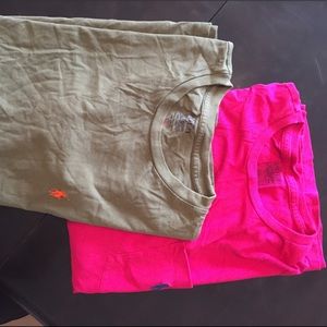 2 men’s polo t-shirts size medium